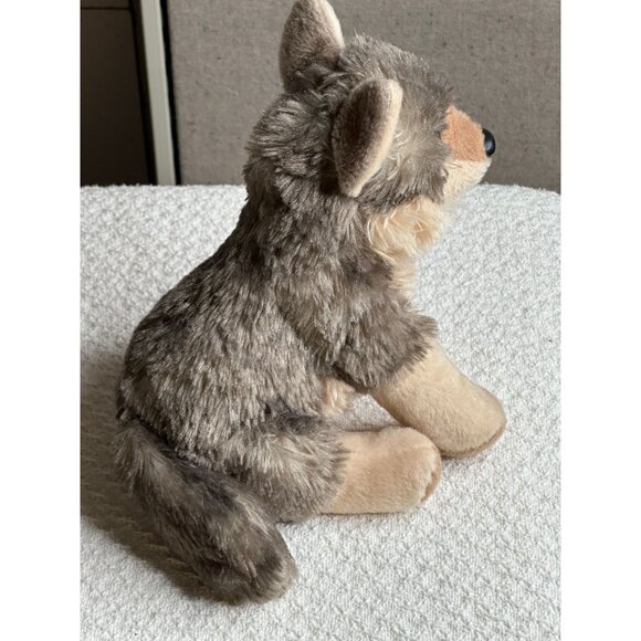 Wild Republic Wolf Plush Stuffed Animal Toy 9" Gray Beige Soft Companion Kids - Picture 4 of 8